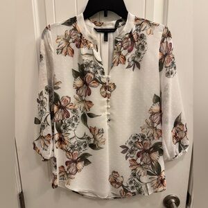 Floral print blouse from WHBM